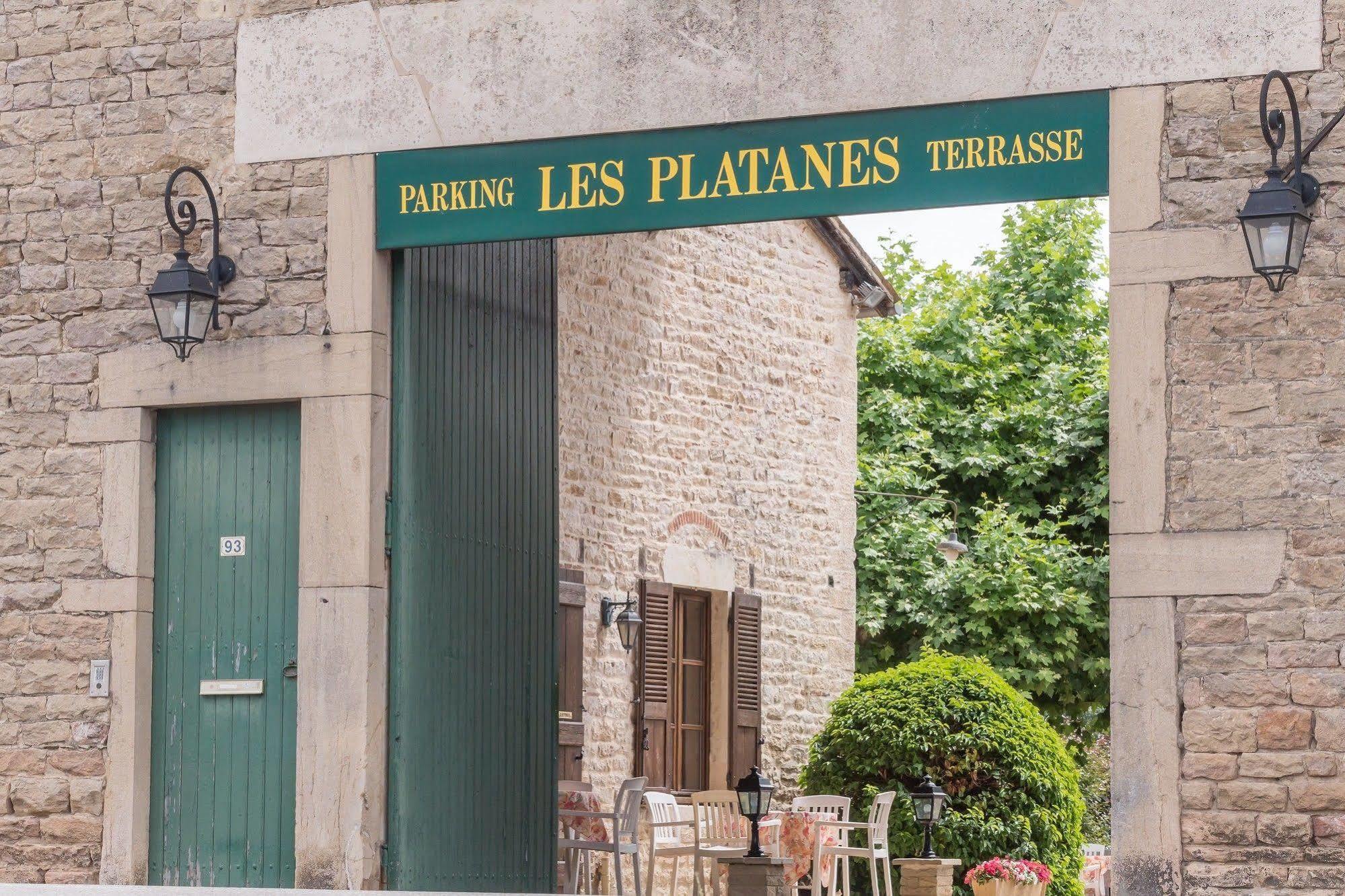 Logis Hotel Les Platanes Reyssouze Esterno foto